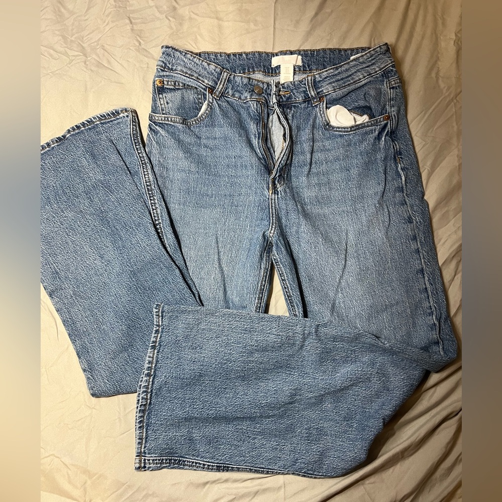 High waist - wide leg, slouchy jeans